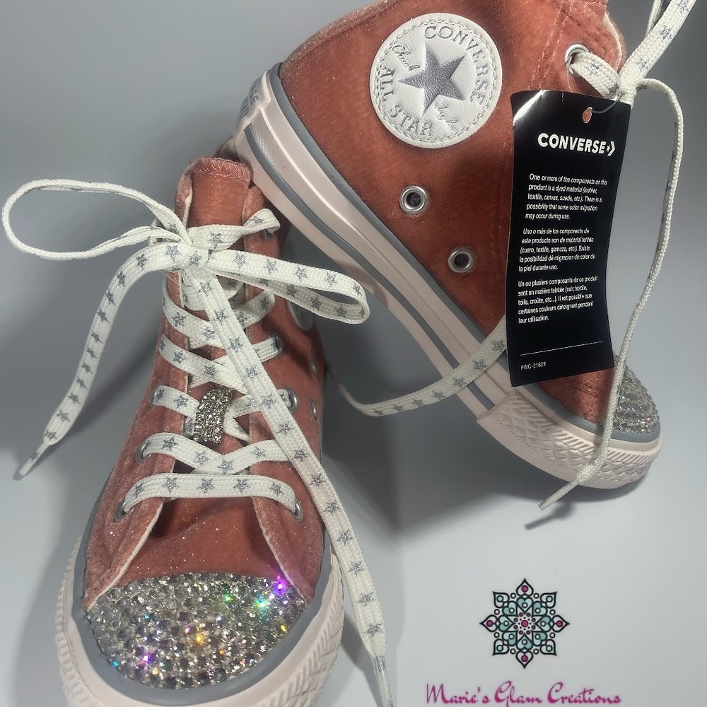 High Cut Converse All Star Chuck Taylors SWAROVSKI